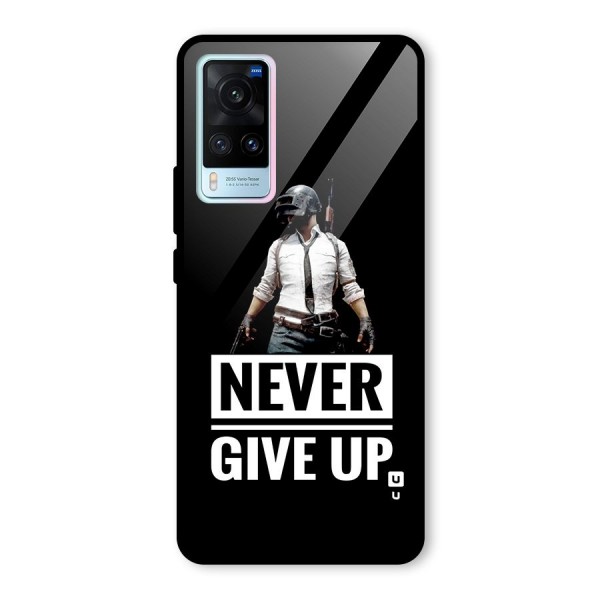 Never Giveup Glass Back Case for Vivo X60