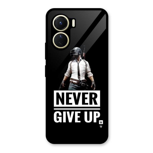 Never Giveup Glass Back Case for Vivo Y56