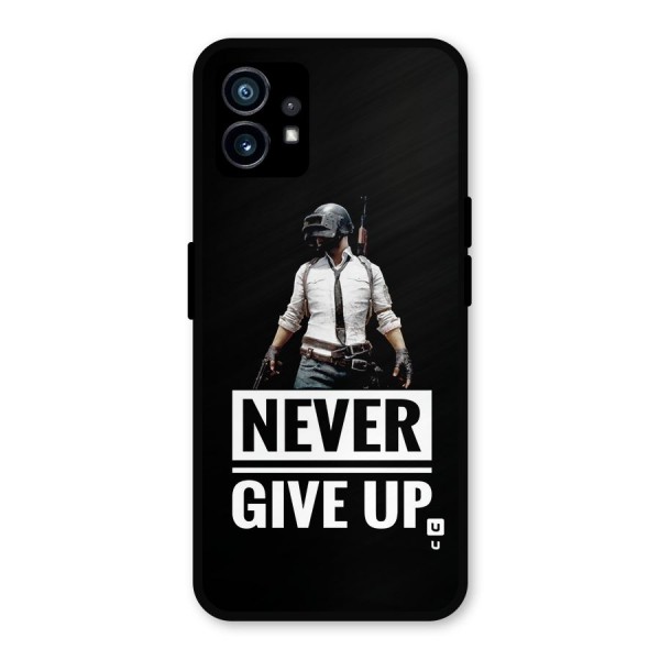 Never Giveup Metal Back Case for Nothing Phone 1