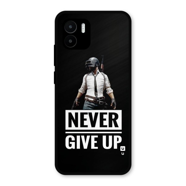 Never Giveup Metal Back Case for Redmi A1