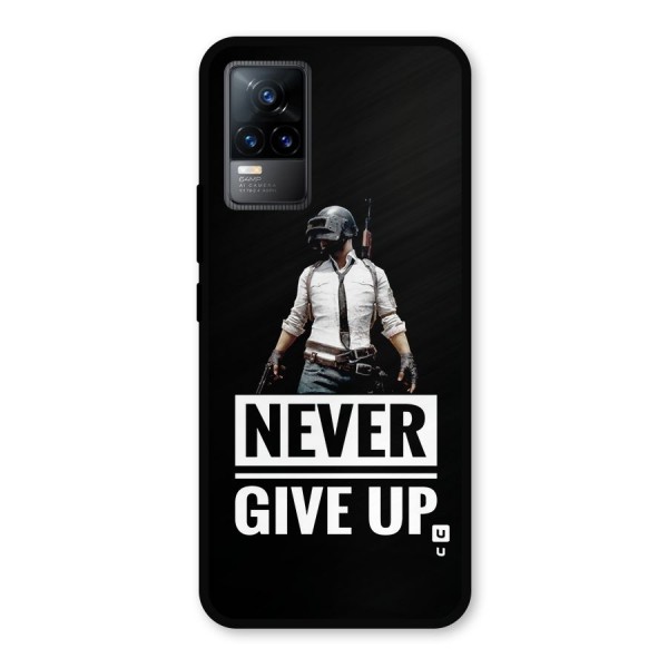 Never Giveup Metal Back Case for Vivo Y73