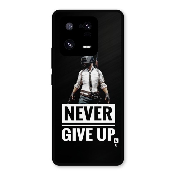 Never Giveup Metal Back Case for Xiaomi 13 Pro