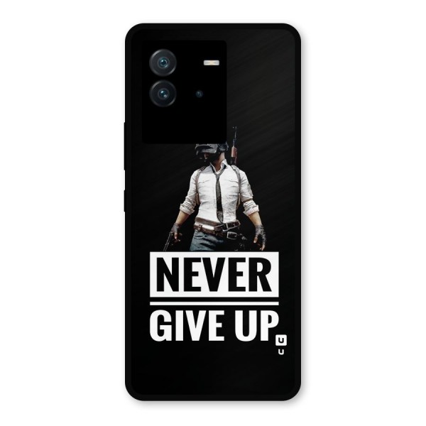 Never Giveup Metal Back Case for iQOO Neo 6 5G