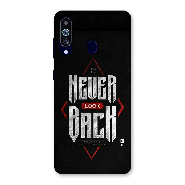 Never Look Back Diamond Back Case for Galaxy A60