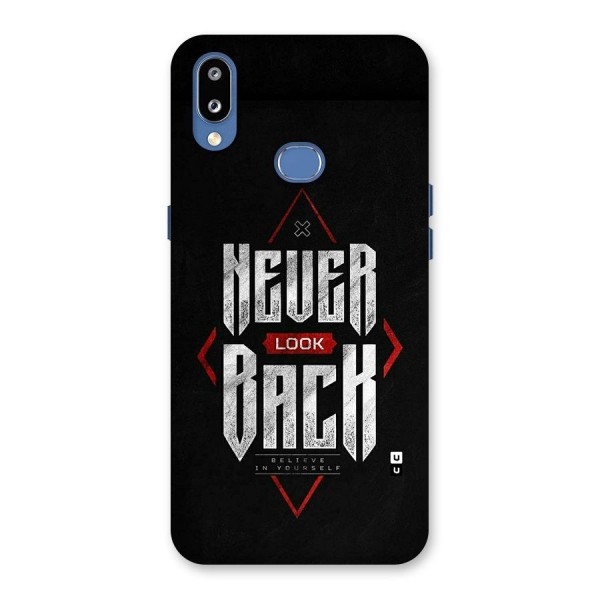 Never Look Back Diamond Back Case for Galaxy M01s