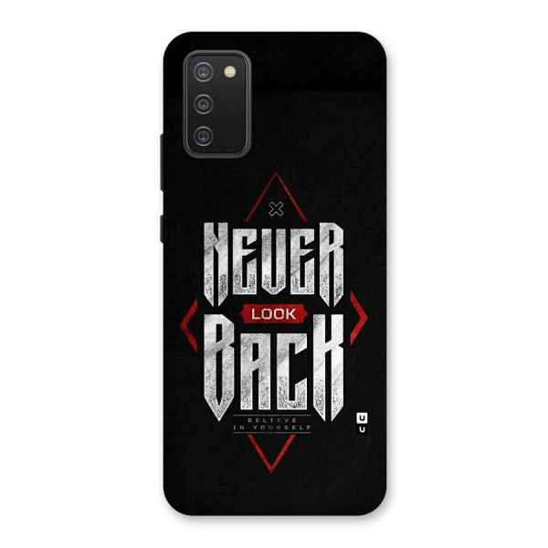 Never Look Back Diamond Back Case for Galaxy M02s