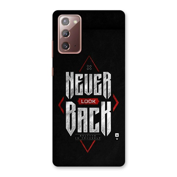 Never Look Back Diamond Back Case for Galaxy Note 20