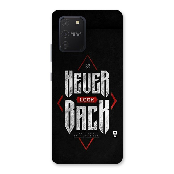 Never Look Back Diamond Back Case for Galaxy S10 Lite