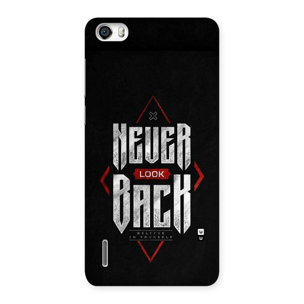 Never Look Back Diamond Back Case for Honor 6