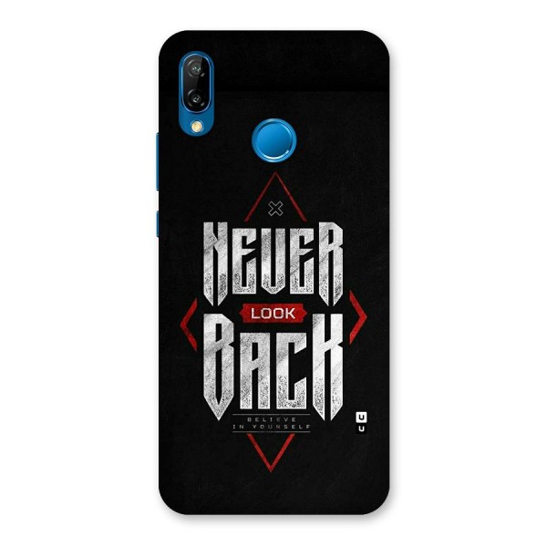 Never Look Back Diamond Back Case for Huawei P20 Lite