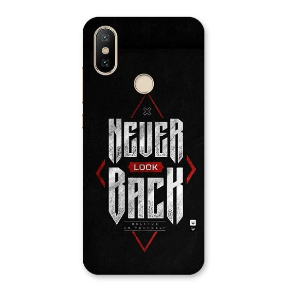 Never Look Back Diamond Back Case for Mi A2