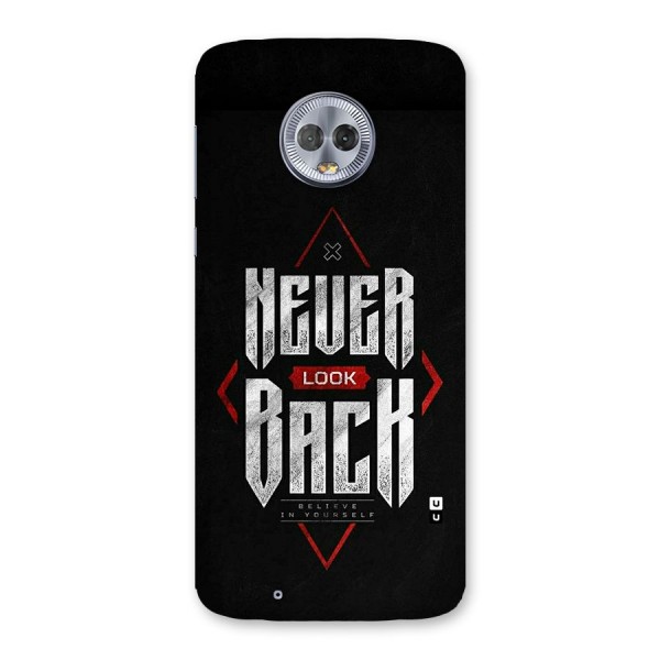 Never Look Back Diamond Back Case for Moto G6