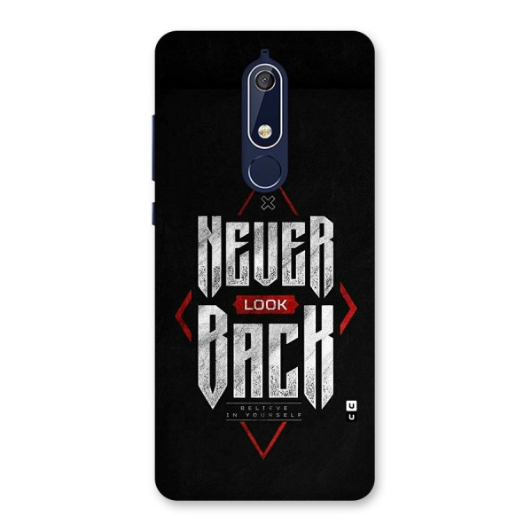 Never Look Back Diamond Back Case for Nokia 5.1