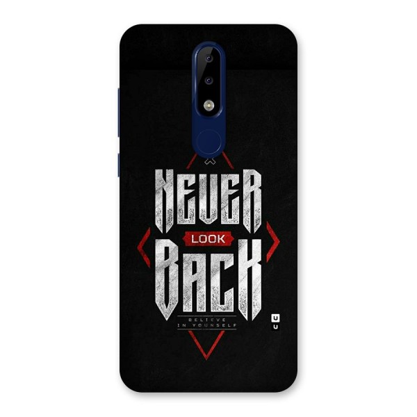 Never Look Back Diamond Back Case for Nokia 5.1 Plus