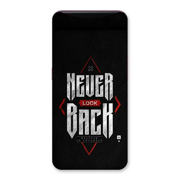 Never Look Back Diamond Back Case for Oppo Find X