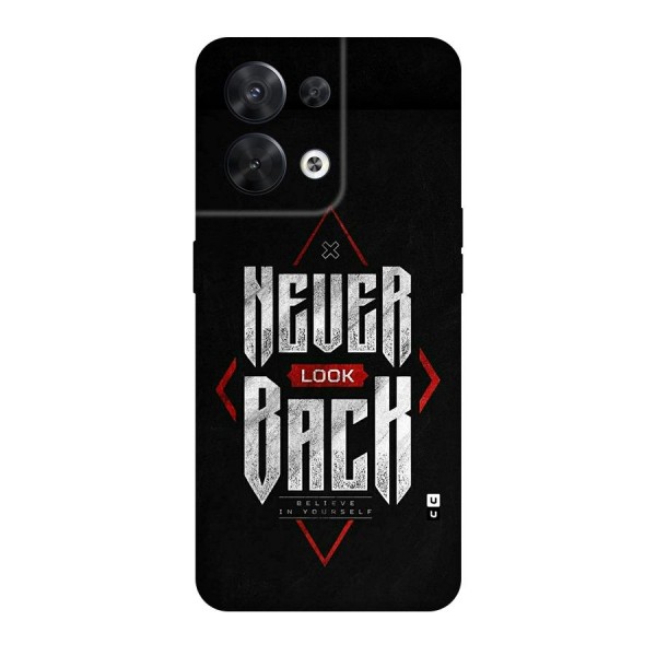 Never Look Back Diamond Back Case for Oppo Reno8 5G