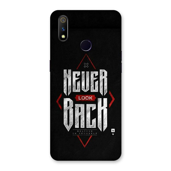 Never Look Back Diamond Back Case for Realme 3 Pro