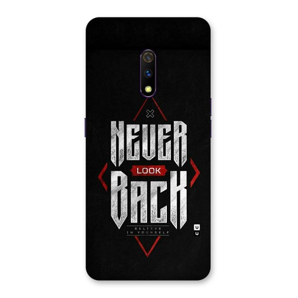 Never Look Back Diamond Back Case for Realme X