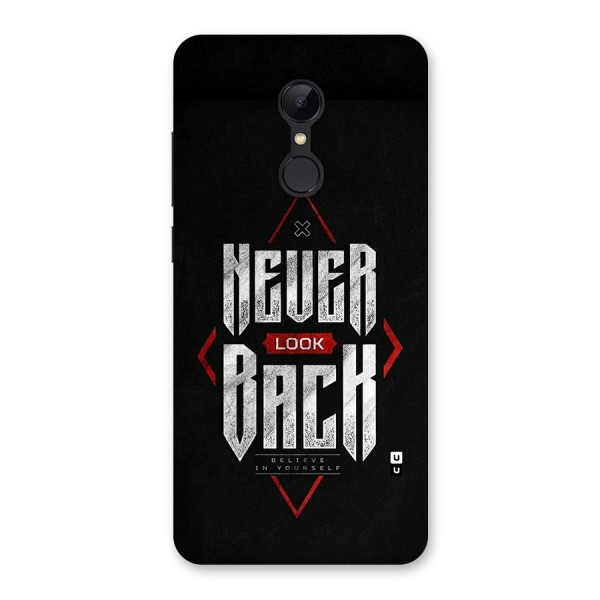 Never Look Back Diamond Back Case for Redmi 5