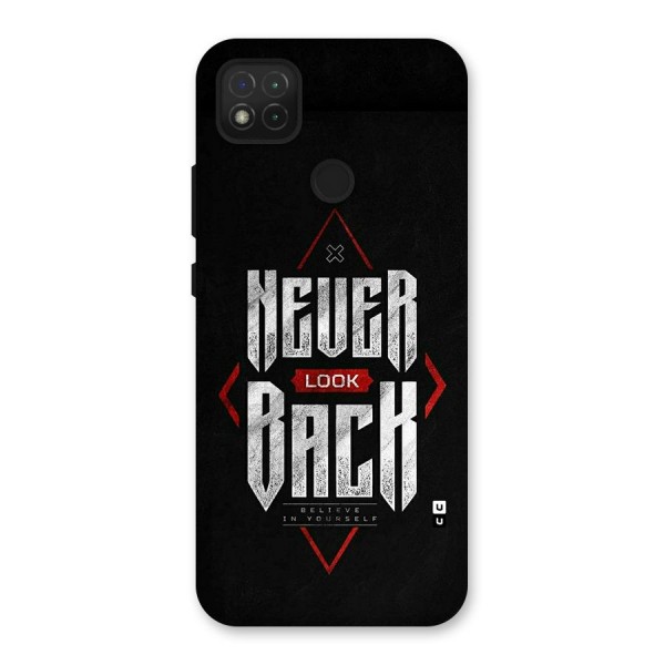 Never Look Back Diamond Back Case for Redmi 9C