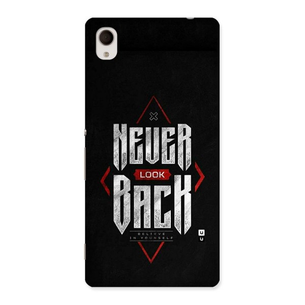 Never Look Back Diamond Back Case for Xperia M4 Aqua