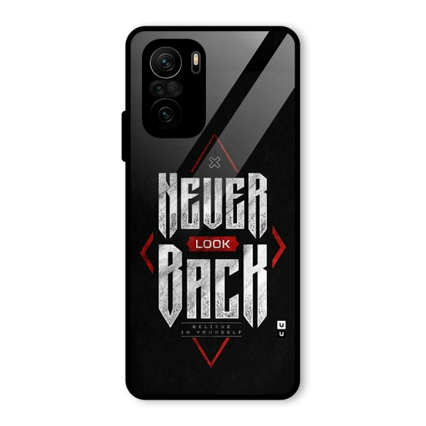 Never Look Back Diamond Glass Back Case for Mi 11x