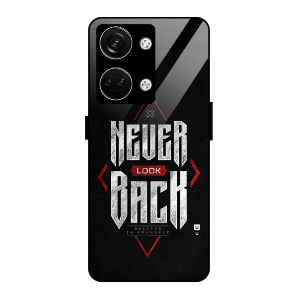 Never Look Back Diamond Glass Back Case for Oneplus Nord 3