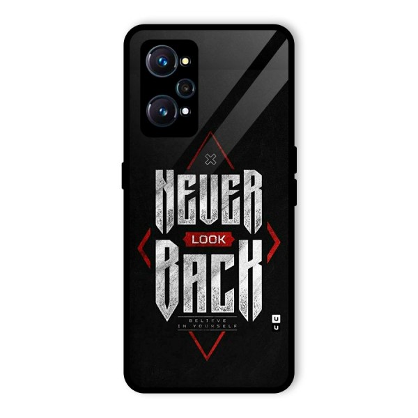 Never Look Back Diamond Glass Back Case for Realme GT 2