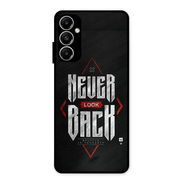 Never Look Back Diamond Metal Back Case for Galaxy A05s