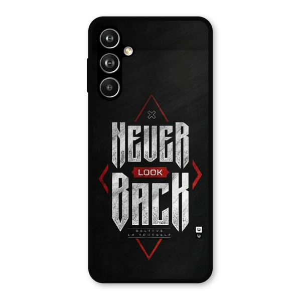 Never Look Back Diamond Metal Back Case for Galaxy F54