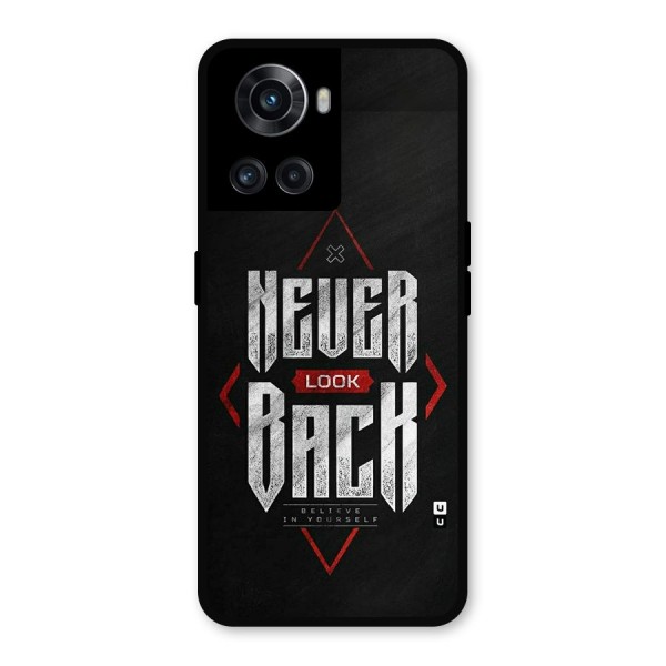 Never Look Back Diamond Metal Back Case for OnePlus 10R