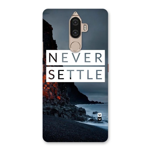 Never Settle Dark Beach Back Case for Lenovo K8 Note