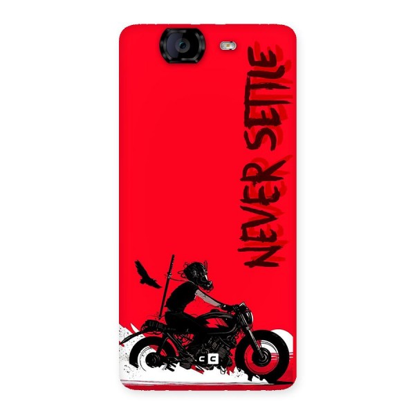 Never Settle Ride Back Case for Canvas Knight A350