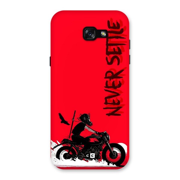 Never Settle Ride Back Case for Galaxy A7 (2017)