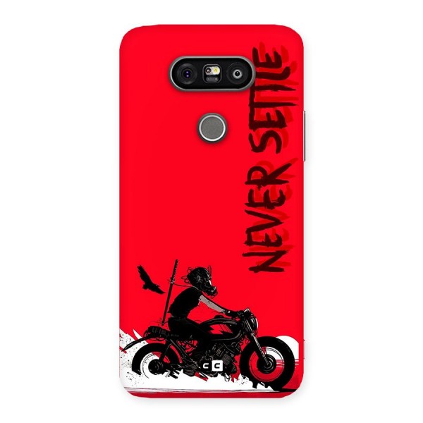 Never Settle Ride Back Case for LG G5