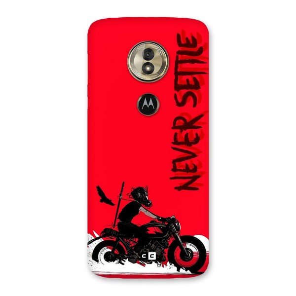 Never Settle Ride Back Case for Moto G6 Play