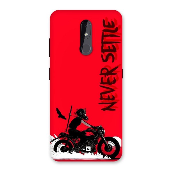 Never Settle Ride Back Case for Nokia 3.2