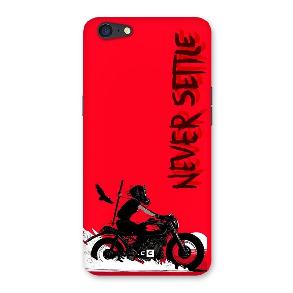 Never Settle Ride Back Case for Oppo A71