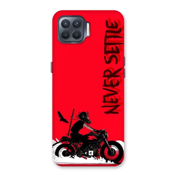 Never Settle Ride Back Case for Oppo F17 Pro