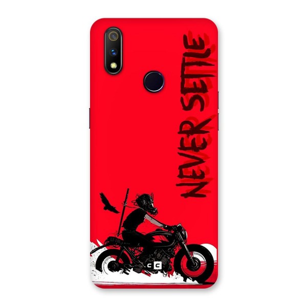 Never Settle Ride Back Case for Realme 3 Pro