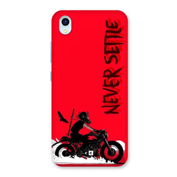 Never Settle Ride Back Case for Vivo Y1s