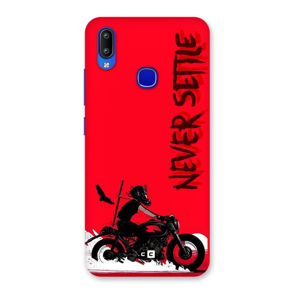 Never Settle Ride Back Case for Vivo Y91