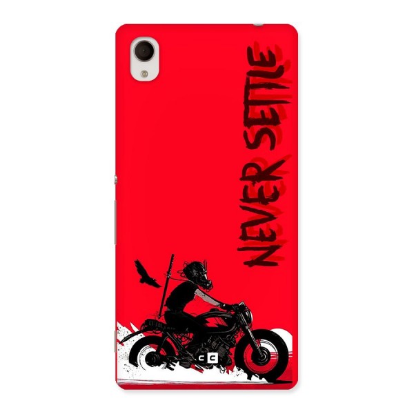 Never Settle Ride Back Case for Xperia M4 Aqua