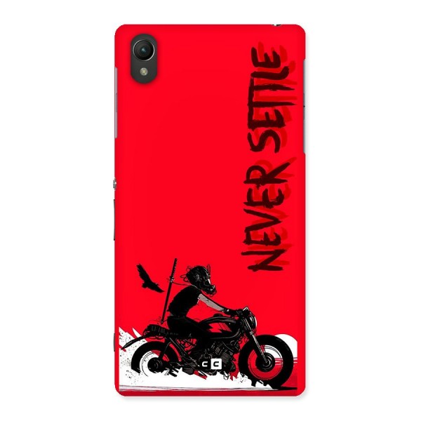 Never Settle Ride Back Case for Xperia Z2