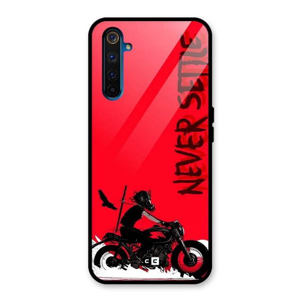 Never Settle Ride Glass Back Case for Realme 6 Pro