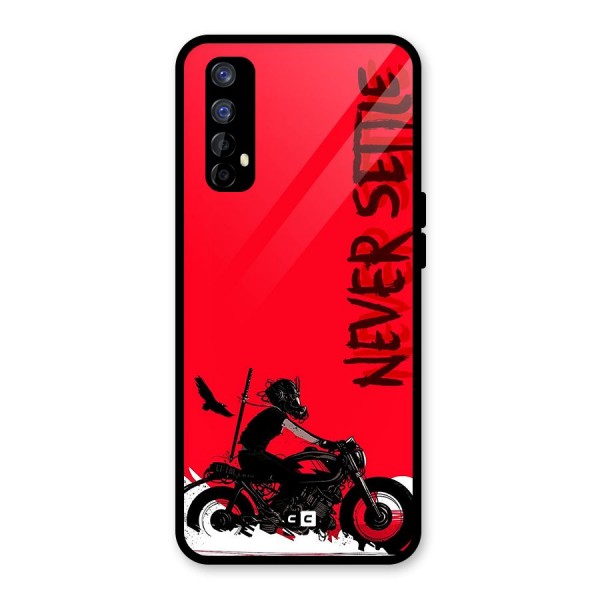 Never Settle Ride Glass Back Case for Realme 7