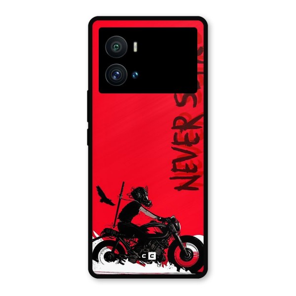 Never Settle Ride Metal Back Case for iQOO 9 Pro