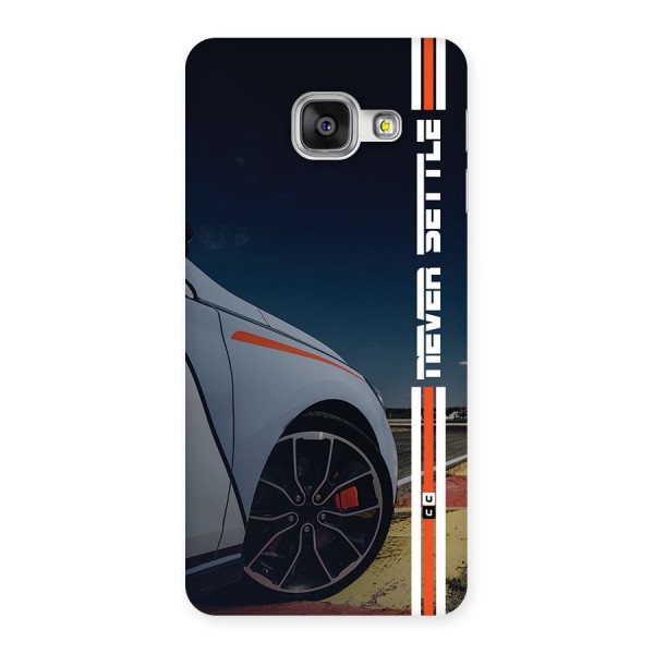 Never Settle SuperCar Back Case for Galaxy A3 (2016)