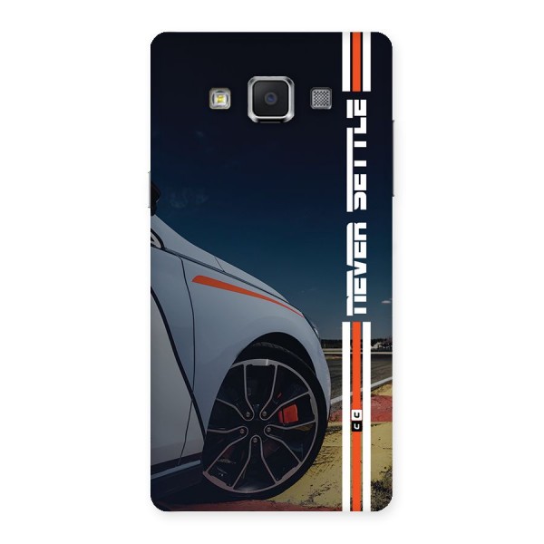 Never Settle SuperCar Back Case for Galaxy A5