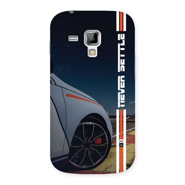 Never Settle SuperCar Back Case for Galaxy S Duos